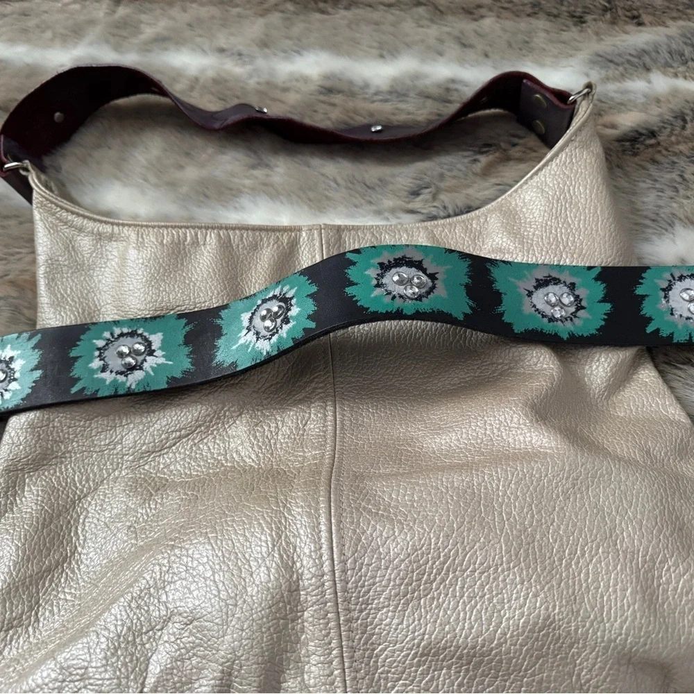 Katie Kalsi Romie Singature Leather bag with 2 changeable straps